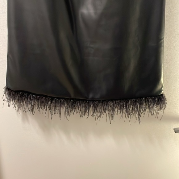 LIKE NEW Forcynthia Faux Leather Dress (S) - Picture 3 of 6